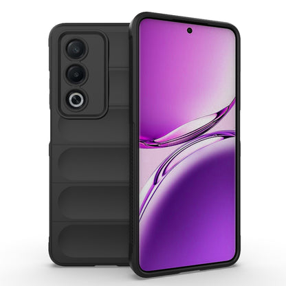 OPPO A3 Pro India Magic Shield TPU + Flannel Phone Case: Durable, Non-toxic, Easy Access, Stylish Design
