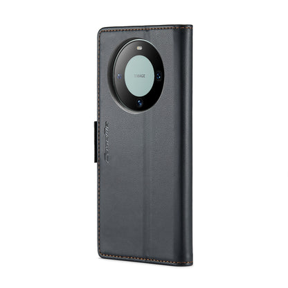 Huawei Mate 60 RFID Leather Wallet Case - RFID Blocking, Stand Function, Card Slots
