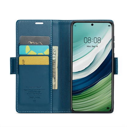 Huawei Mate 60 RFID Leather Wallet Case - RFID Blocking, Stand Function, Card Slots