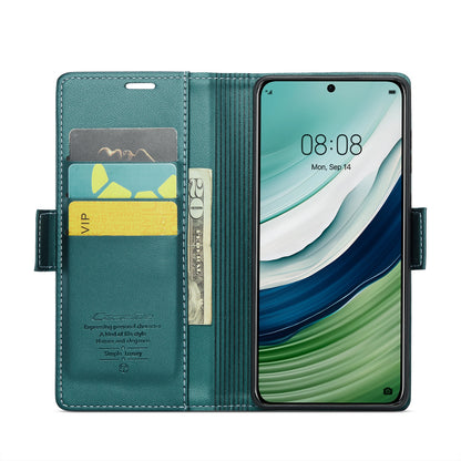 Huawei Mate 60 RFID Leather Wallet Case - RFID Blocking, Stand Function, Card Slots