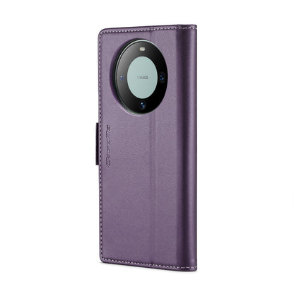 Huawei Mate 60 RFID Leather Wallet Case - RFID Blocking, Stand Function, Card Slots