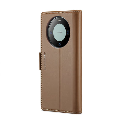 Huawei Mate 60 Pro/Pro+ Leather Wallet Case - RFID Blocking, Stand Function, Card Slots