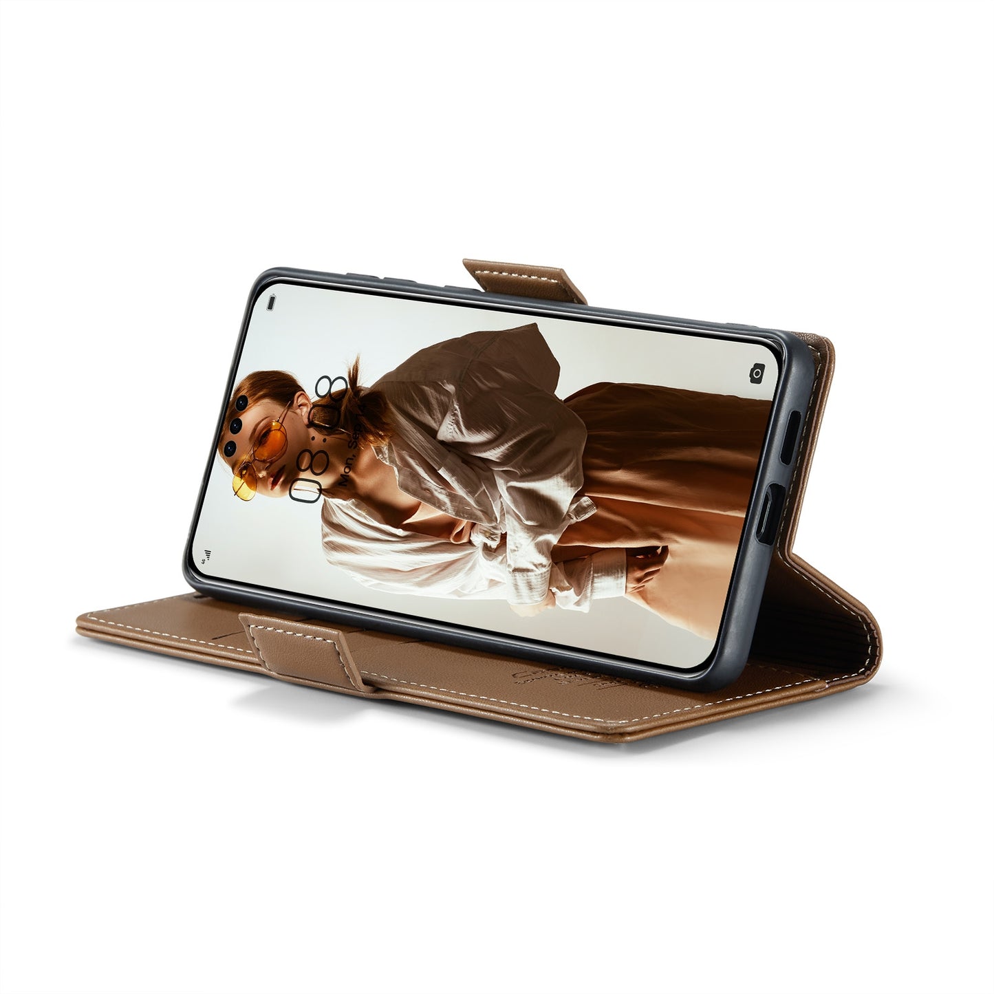 Huawei Mate 60 Pro/Pro+ Leather Wallet Case - RFID Blocking, Stand Function, Card Slots