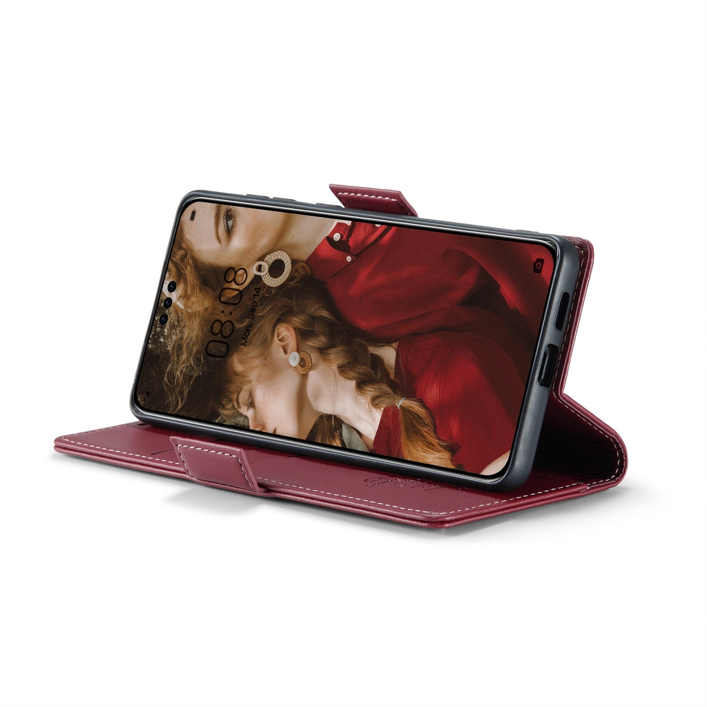 Huawei Mate 60 Pro/Pro+ Leather Wallet Case - RFID Blocking, Stand Function, Card Slots