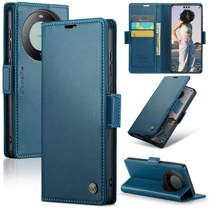 Huawei Mate 60 Pro/Pro+ Leather Wallet Case - RFID Blocking, Stand Function, Card Slots