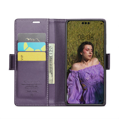 Huawei Mate 60 Pro/Pro+ Leather Wallet Case - RFID Blocking, Stand Function, Card Slots