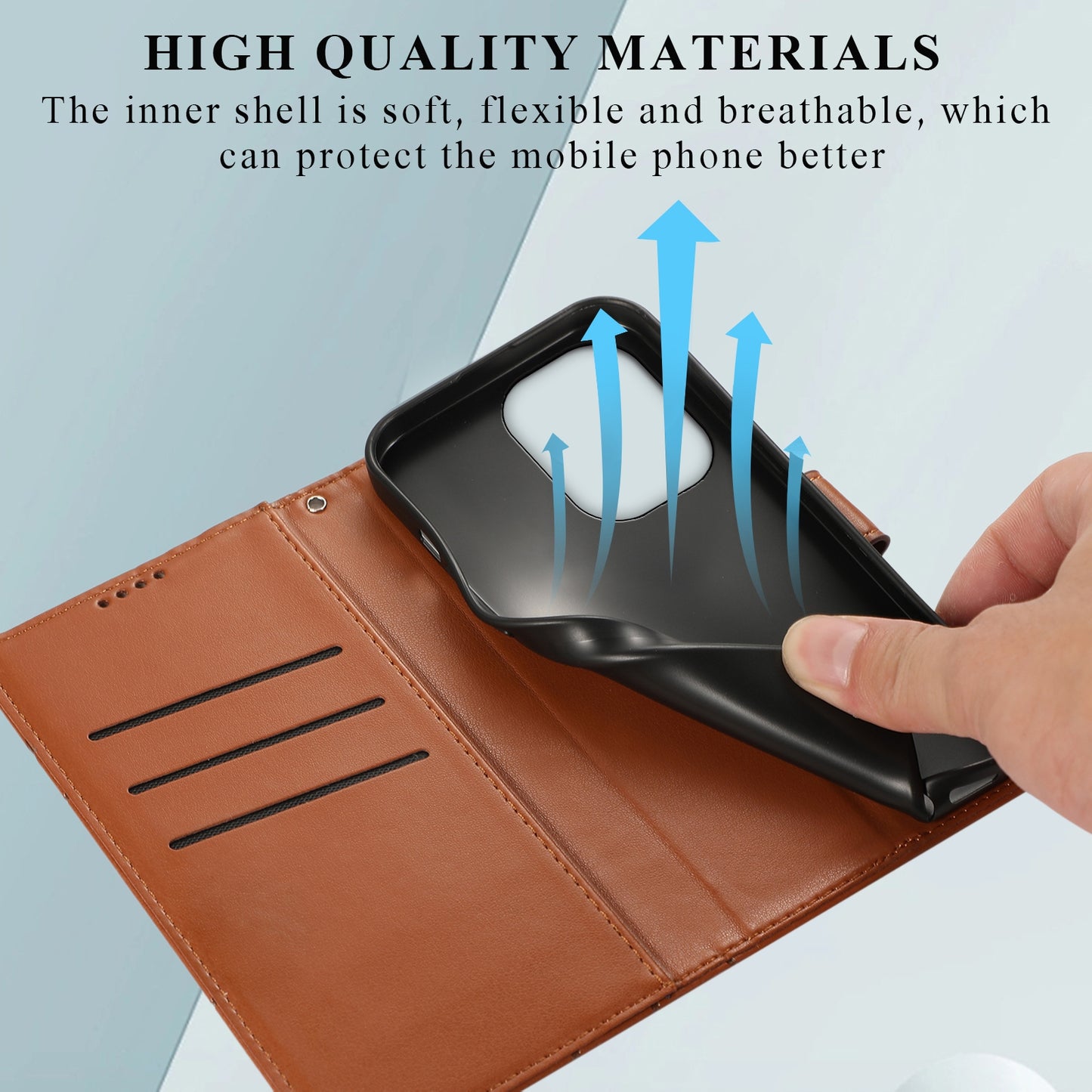 OnePlus Ace 2V PU Genuine Leather Texture Embossed Line Phone Case with Card Wallet, Kickstand & Wrist Strap