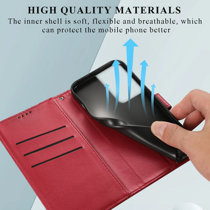 Samsung Galaxy S21 Ultra 5G PU Genuine Leather Texture Embossed Line Phone Case with Card Wallet, Kickstand & Wrist Strap