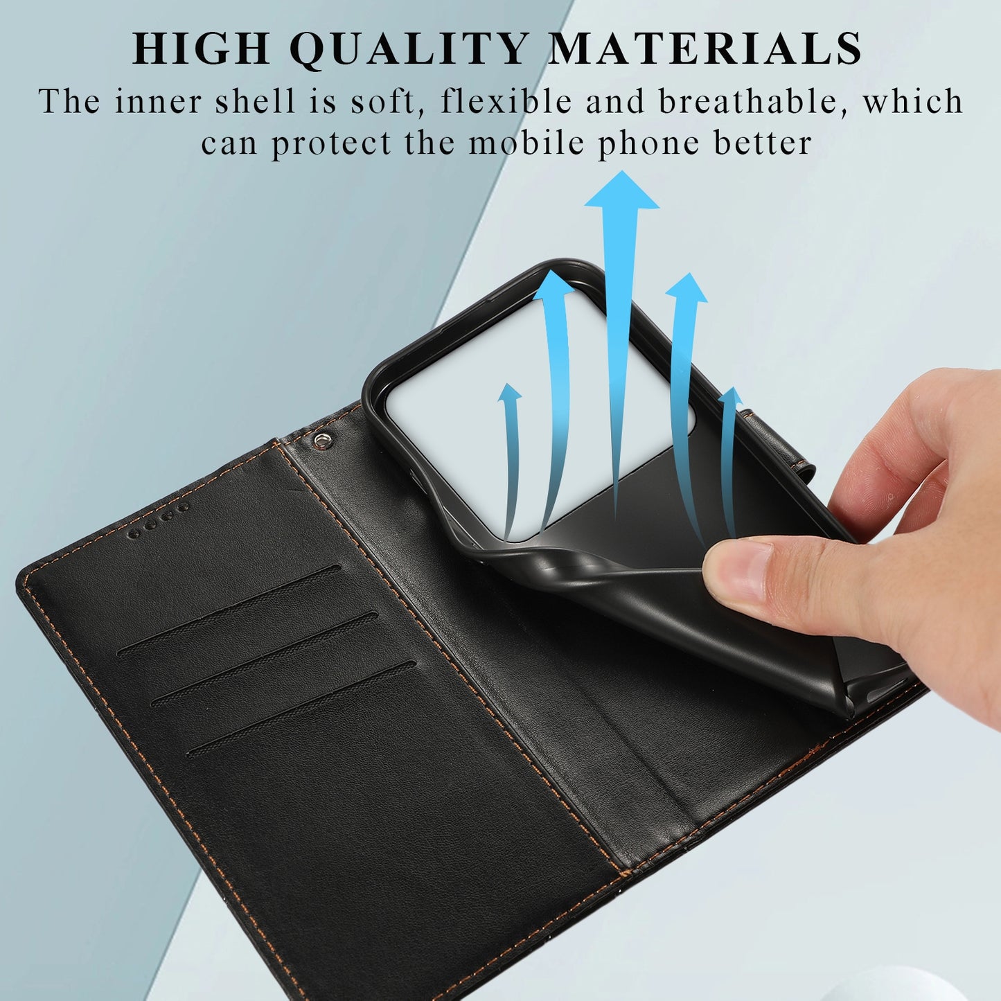 Xiaomi 12 Ultra PU Genuine Leather Texture Embossed Line Phone Case with Card Wallet, Kickstand & Wrist Strap