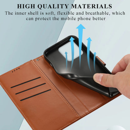 Xiaomi Redmi 10A PU Genuine Leather Texture Embossed Line Phone Case with Card Wallet, Kickstand & Wrist Strap