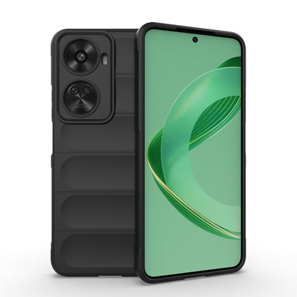 Huawei Nova 11 SE Magic Shield TPU + Flannel Phone Case: Durable, Non-toxic, Easy Access, Stylish Design
