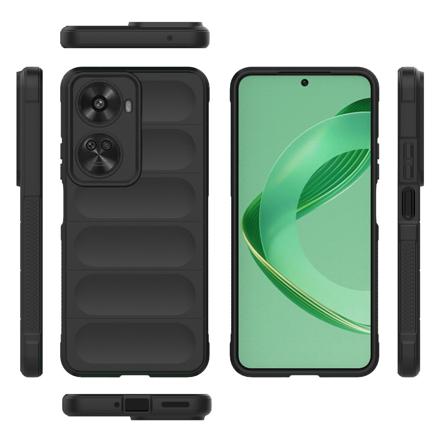 Huawei Nova 11 SE Magic Shield TPU + Flannel Phone Case: Durable, Non-toxic, Easy Access, Stylish Design