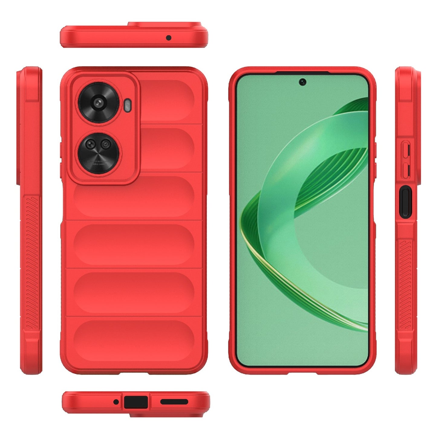 Huawei Nova 11 SE Magic Shield TPU + Flannel Phone Case: Durable, Non-toxic, Easy Access, Stylish Design