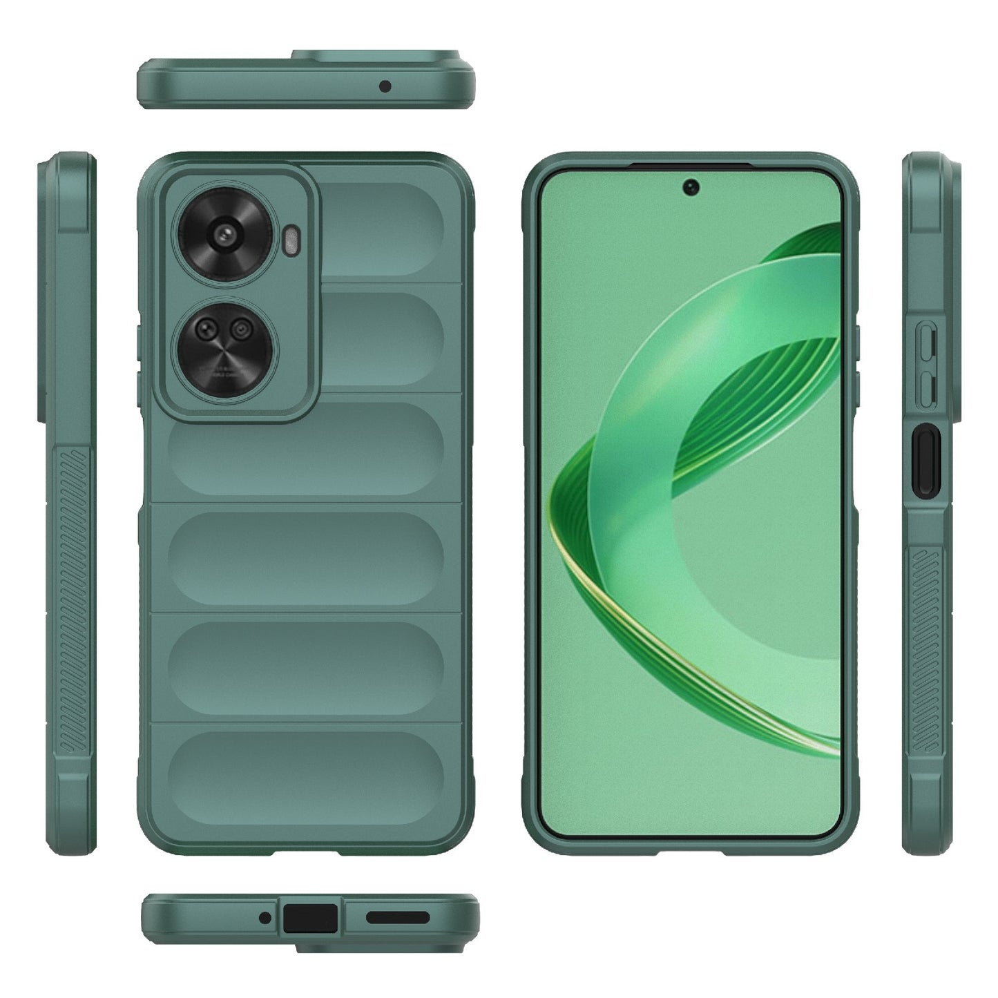 Huawei Nova 11 SE Magic Shield TPU + Flannel Phone Case: Durable, Non-toxic, Easy Access, Stylish Design