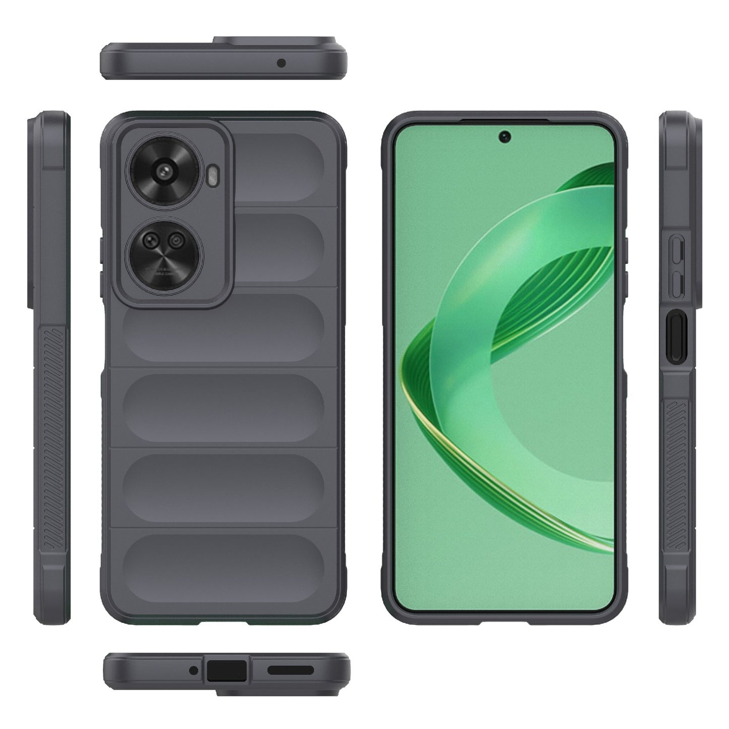 Huawei Nova 11 SE Magic Shield TPU + Flannel Phone Case: Durable, Non-toxic, Easy Access, Stylish Design
