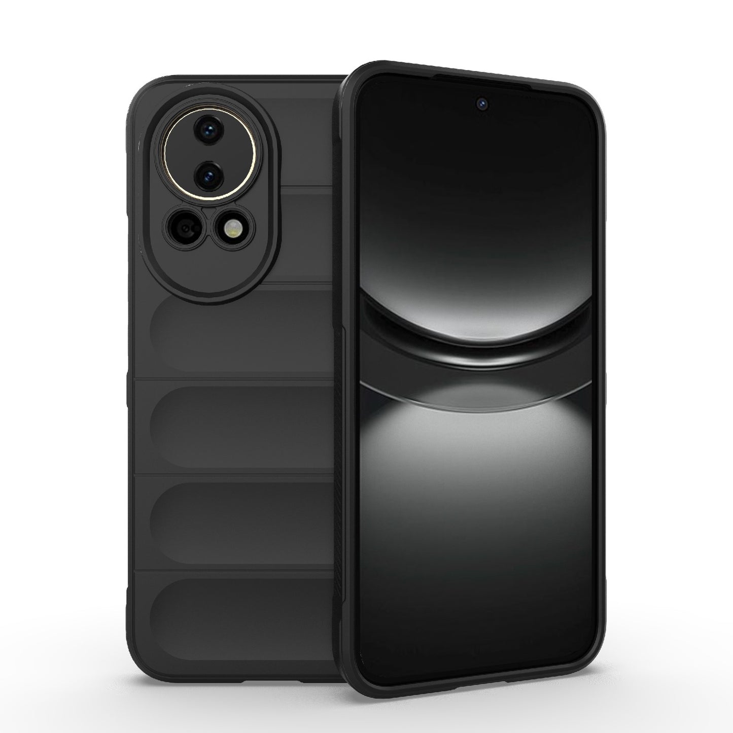 Huawei Nova 12 5G Magic Shield TPU + Flannel Phone Case: Durable, Non-toxic, Easy Access, Stylish Design