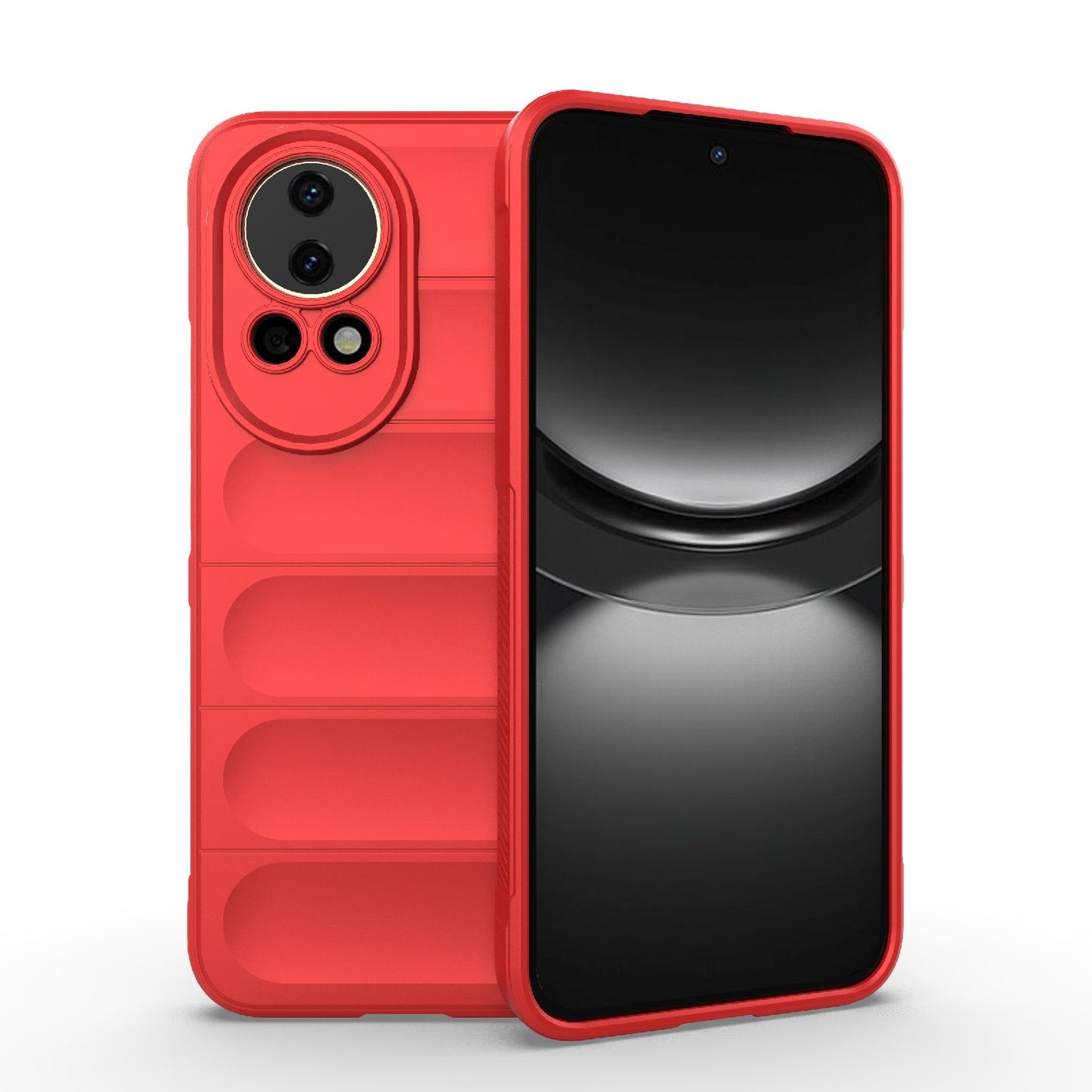 Huawei Nova 12 5G Magic Shield TPU + Flannel Phone Case: Durable, Non-toxic, Easy Access, Stylish Design