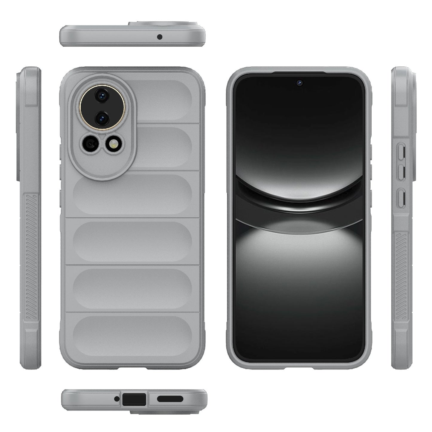 Huawei Nova 12 5G Magic Shield TPU + Flannel Phone Case: Durable, Non-toxic, Easy Access, Stylish Design