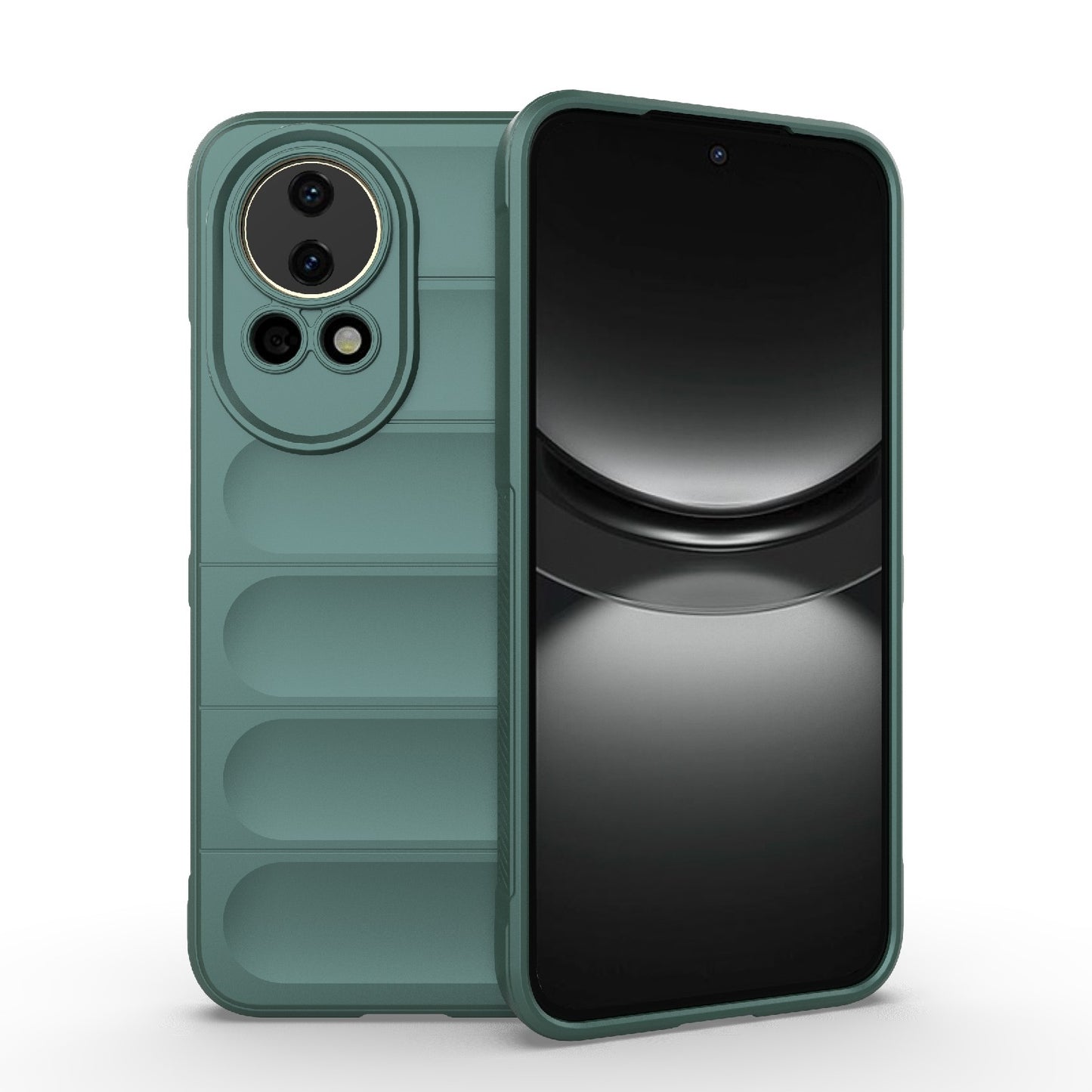 Huawei Nova 12 5G Magic Shield TPU + Flannel Phone Case: Durable, Non-toxic, Easy Access, Stylish Design