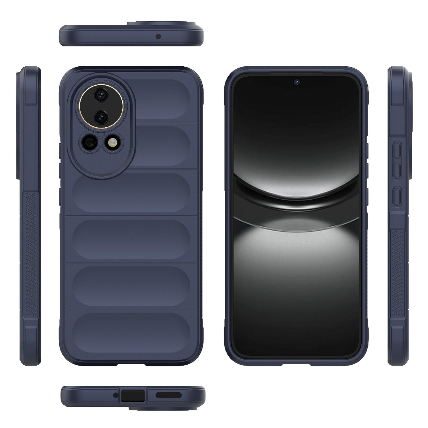 Huawei Nova 12 5G Magic Shield TPU + Flannel Phone Case: Durable, Non-toxic, Easy Access, Stylish Design