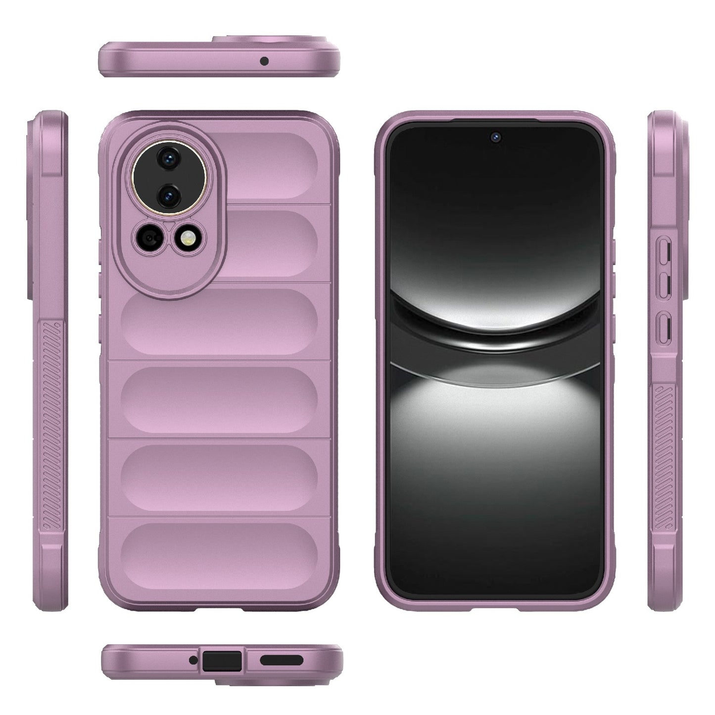 Huawei Nova 12 5G Magic Shield TPU + Flannel Phone Case: Durable, Non-toxic, Easy Access, Stylish Design