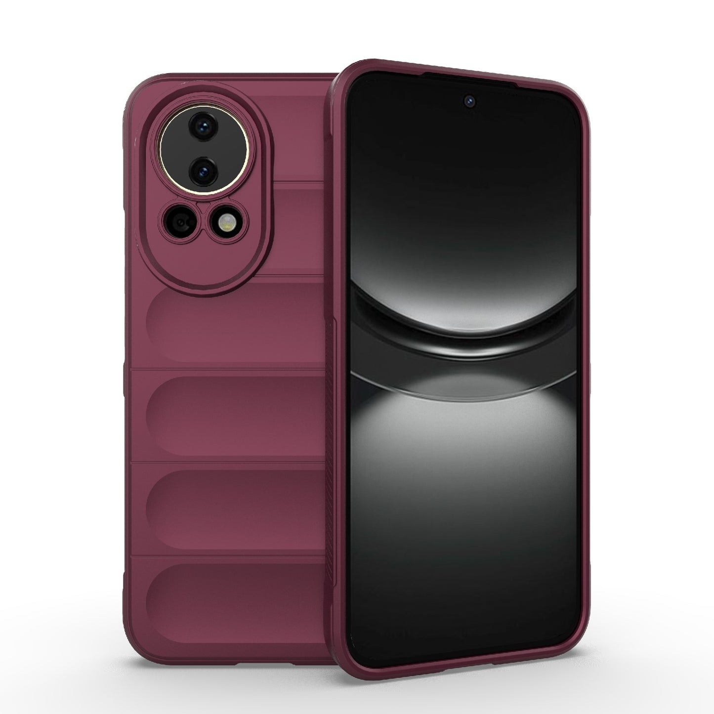 Huawei Nova 12 5G Magic Shield TPU + Flannel Phone Case: Durable, Non-toxic, Easy Access, Stylish Design