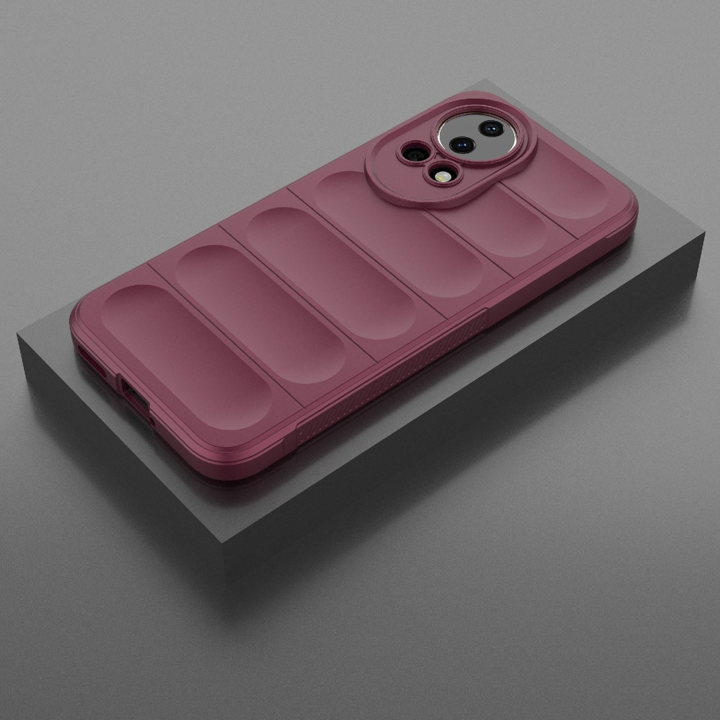 Huawei Nova 12 5G Magic Shield TPU + Flannel Phone Case: Durable, Non-toxic, Easy Access, Stylish Design