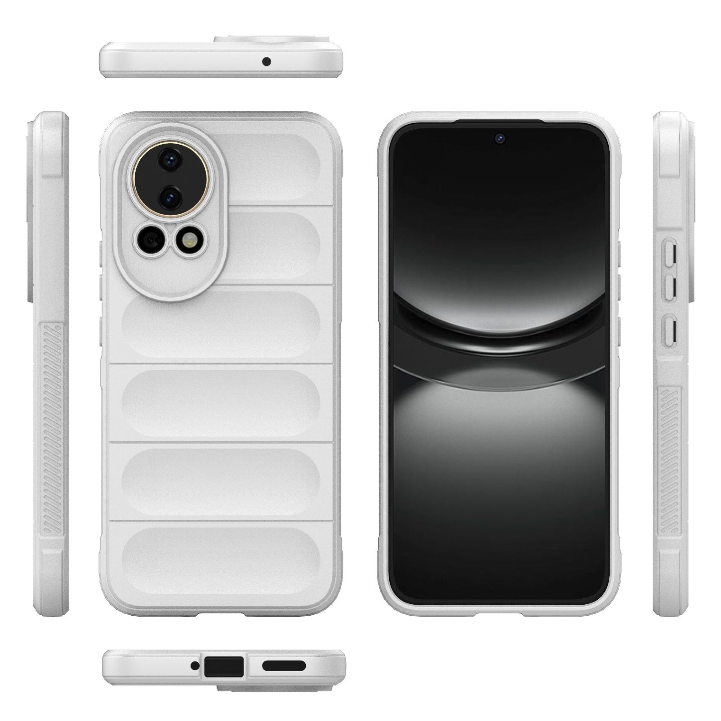 Huawei Nova 12 5G Magic Shield TPU + Flannel Phone Case: Durable, Non-toxic, Easy Access, Stylish Design
