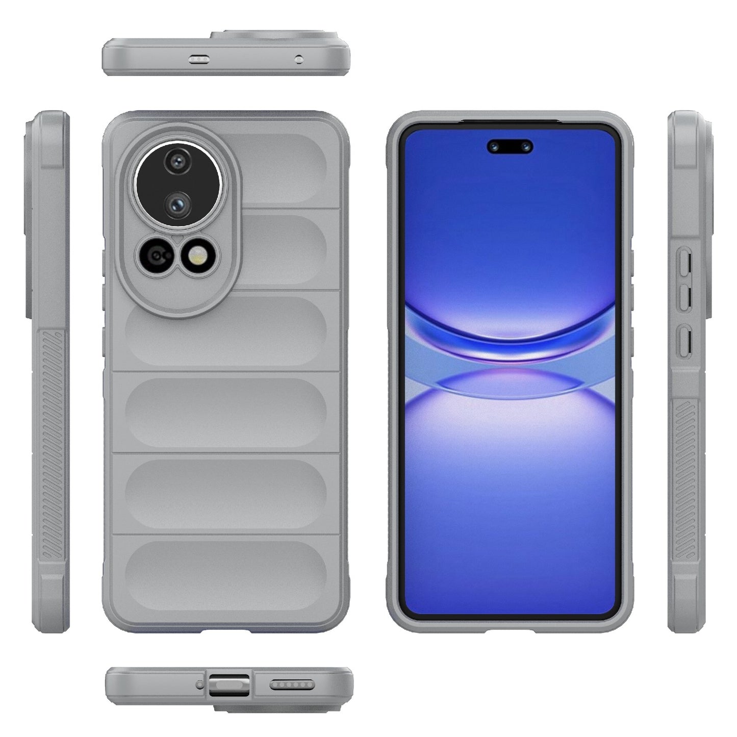 Huawei Nova 12 Pro Magic Shield TPU + Flannel Phone Case: Durable, Non-toxic, Easy Access, Stylish Design