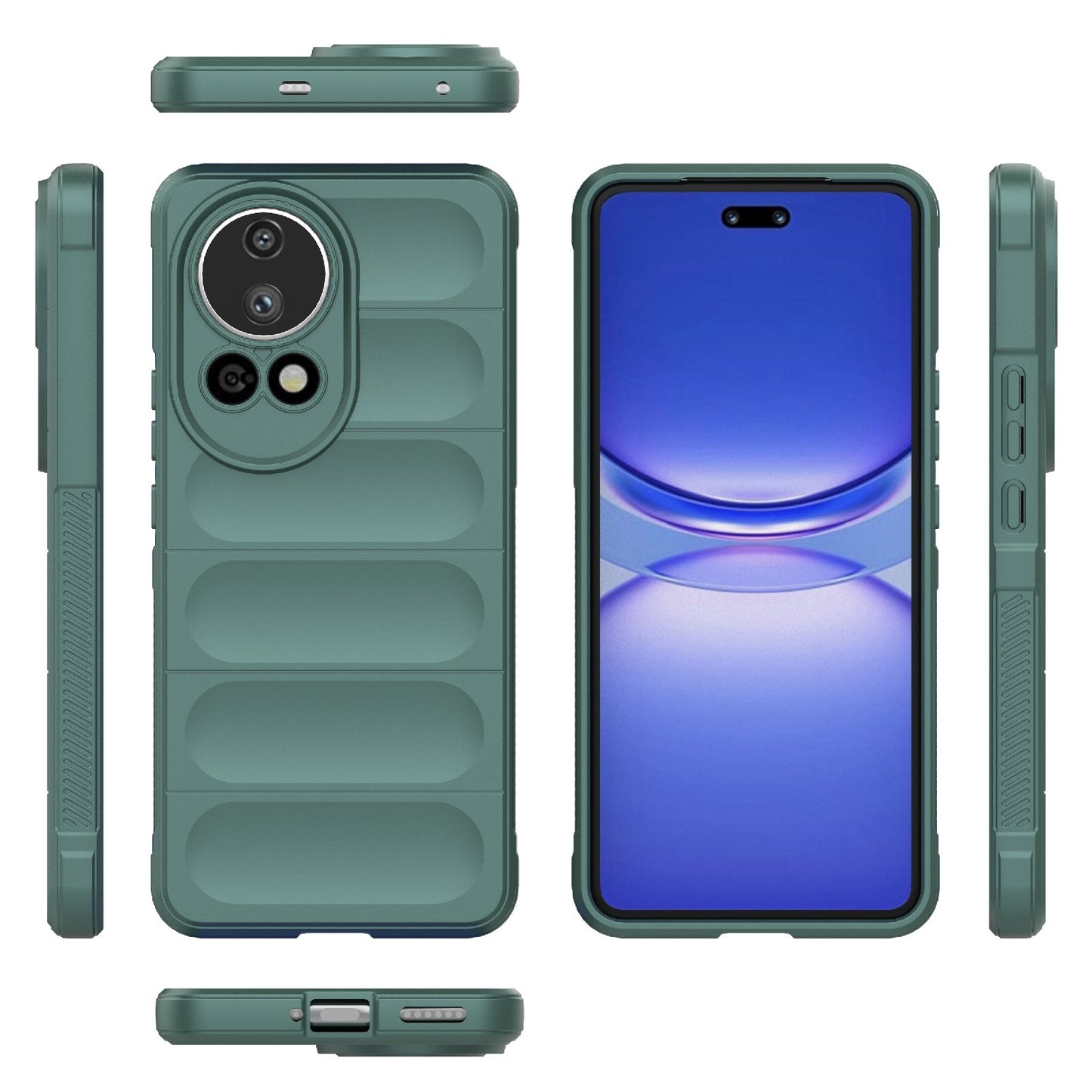 Huawei Nova 12 Ultra Magic Shield TPU + Flannel Phone Case: Durable, Non-toxic, Easy Access, Stylish Design