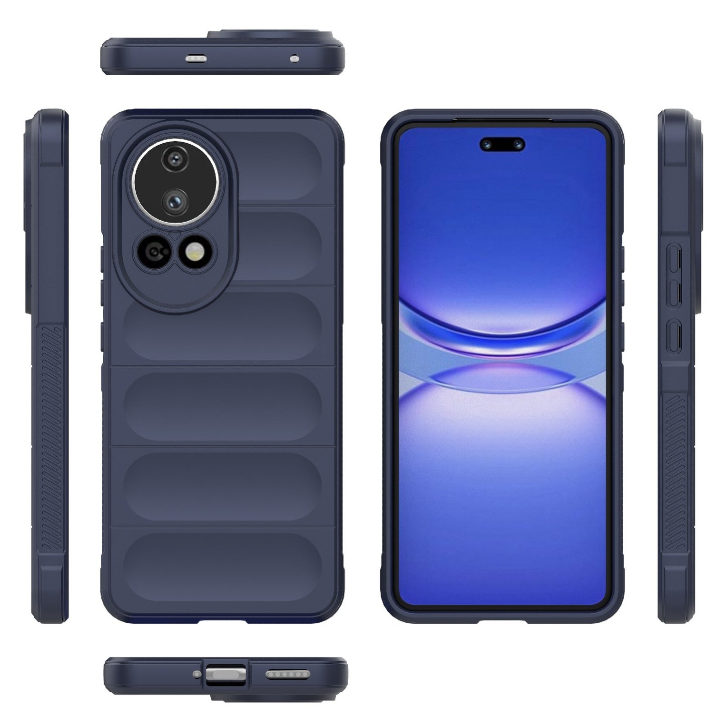 Huawei Nova 12 Pro Magic Shield TPU + Flannel Phone Case: Durable, Non-toxic, Easy Access, Stylish Design