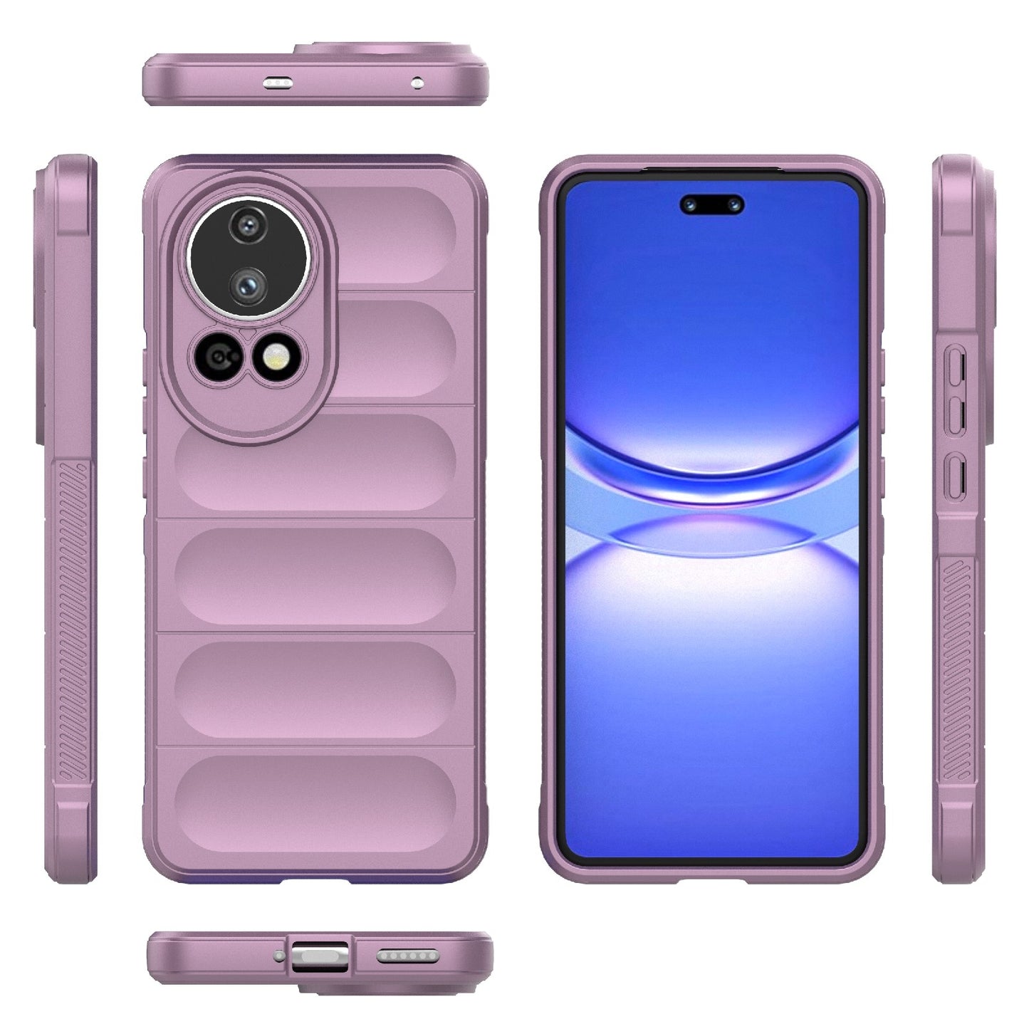 Huawei Nova 12 Pro Magic Shield TPU + Flannel Phone Case: Durable, Non-toxic, Easy Access, Stylish Design