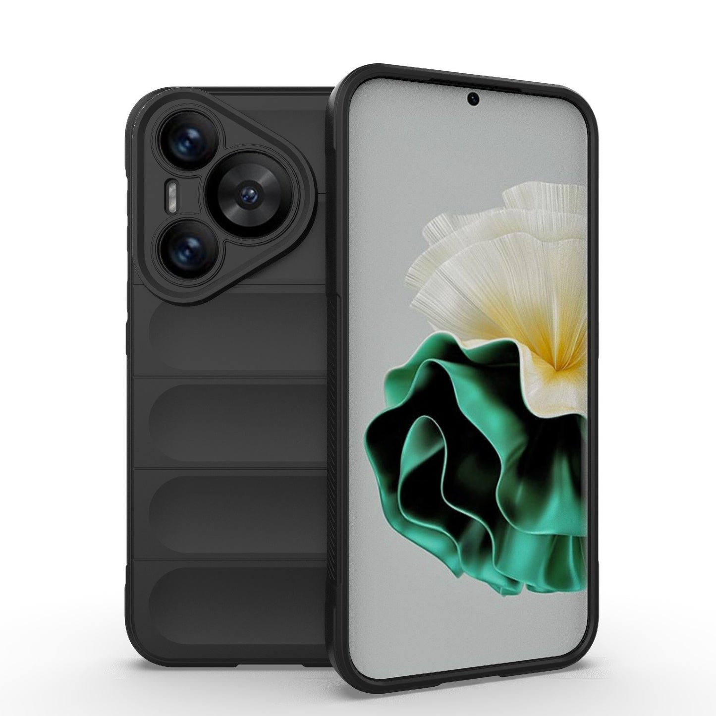 Huawei Pura 70 Magic Shield TPU + Flannel Phone Case: Durable, Non-toxic, Easy Access, Stylish Design