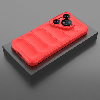Huawei Pura 70 Magic Shield TPU + Flannel Phone Case: Durable, Non-toxic, Easy Access, Stylish Design