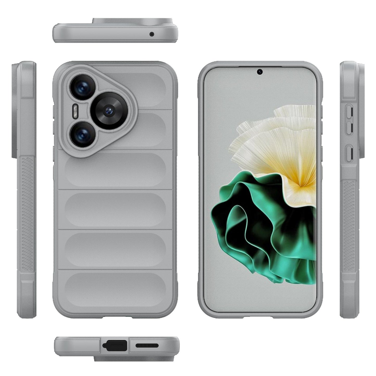 Huawei Pura 70 Magic Shield TPU + Flannel Phone Case: Durable, Non-toxic, Easy Access, Stylish Design