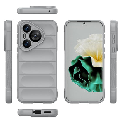 Huawei Pura 70 Magic Shield TPU + Flannel Phone Case: Durable, Non-toxic, Easy Access, Stylish Design