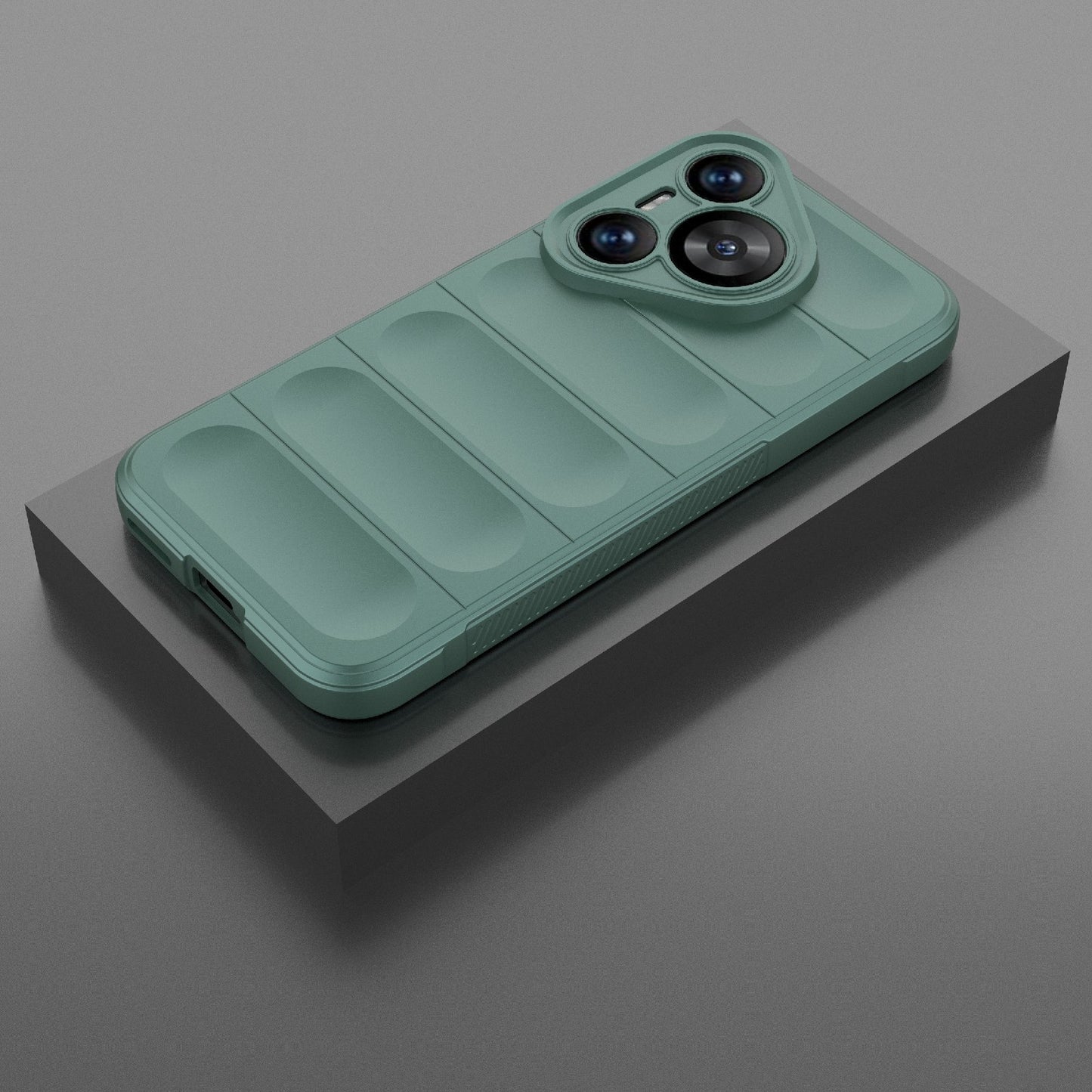 Huawei Pura 70 Magic Shield TPU + Flannel Phone Case: Durable, Non-toxic, Easy Access, Stylish Design