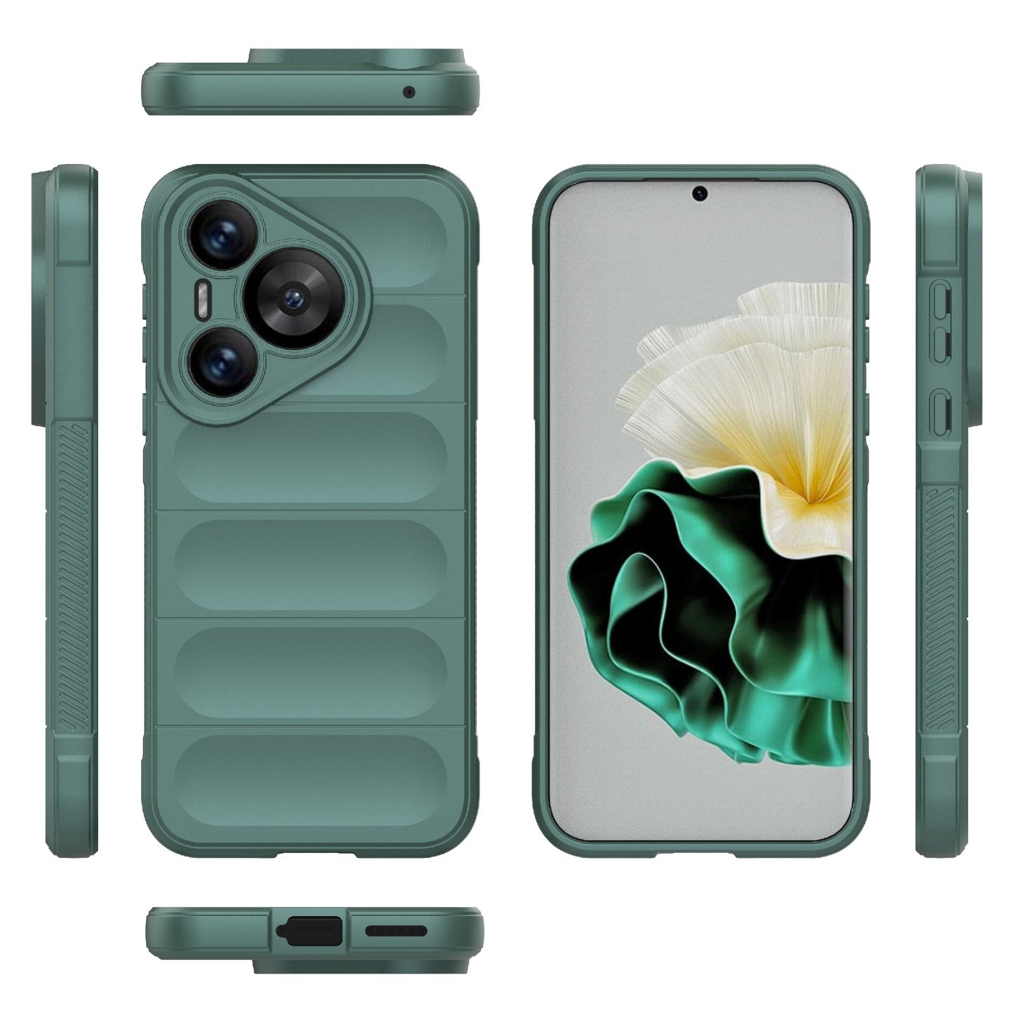 Huawei Pura 70 Magic Shield TPU + Flannel Phone Case: Durable, Non-toxic, Easy Access, Stylish Design
