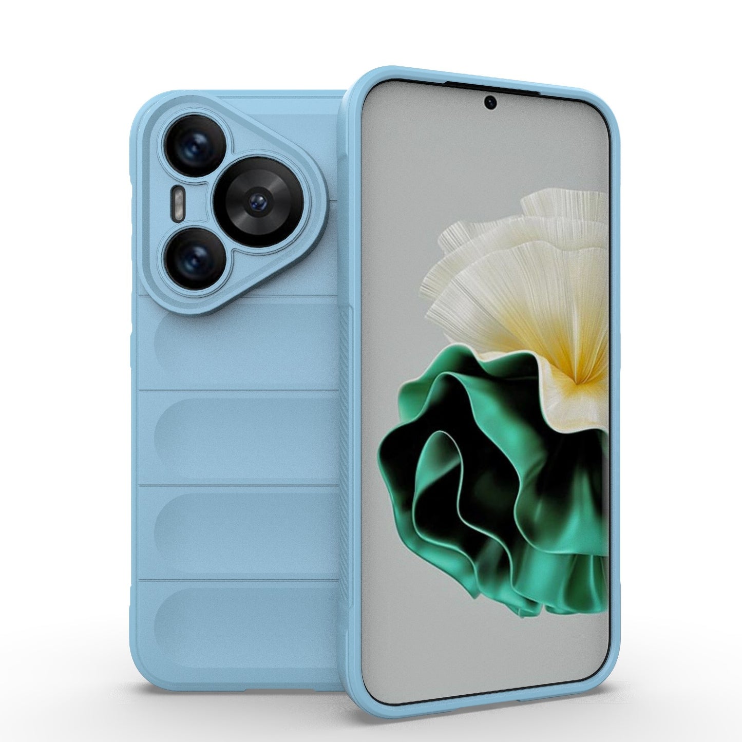 Huawei Pura 70 Magic Shield TPU + Flannel Phone Case: Durable, Non-toxic, Easy Access, Stylish Design