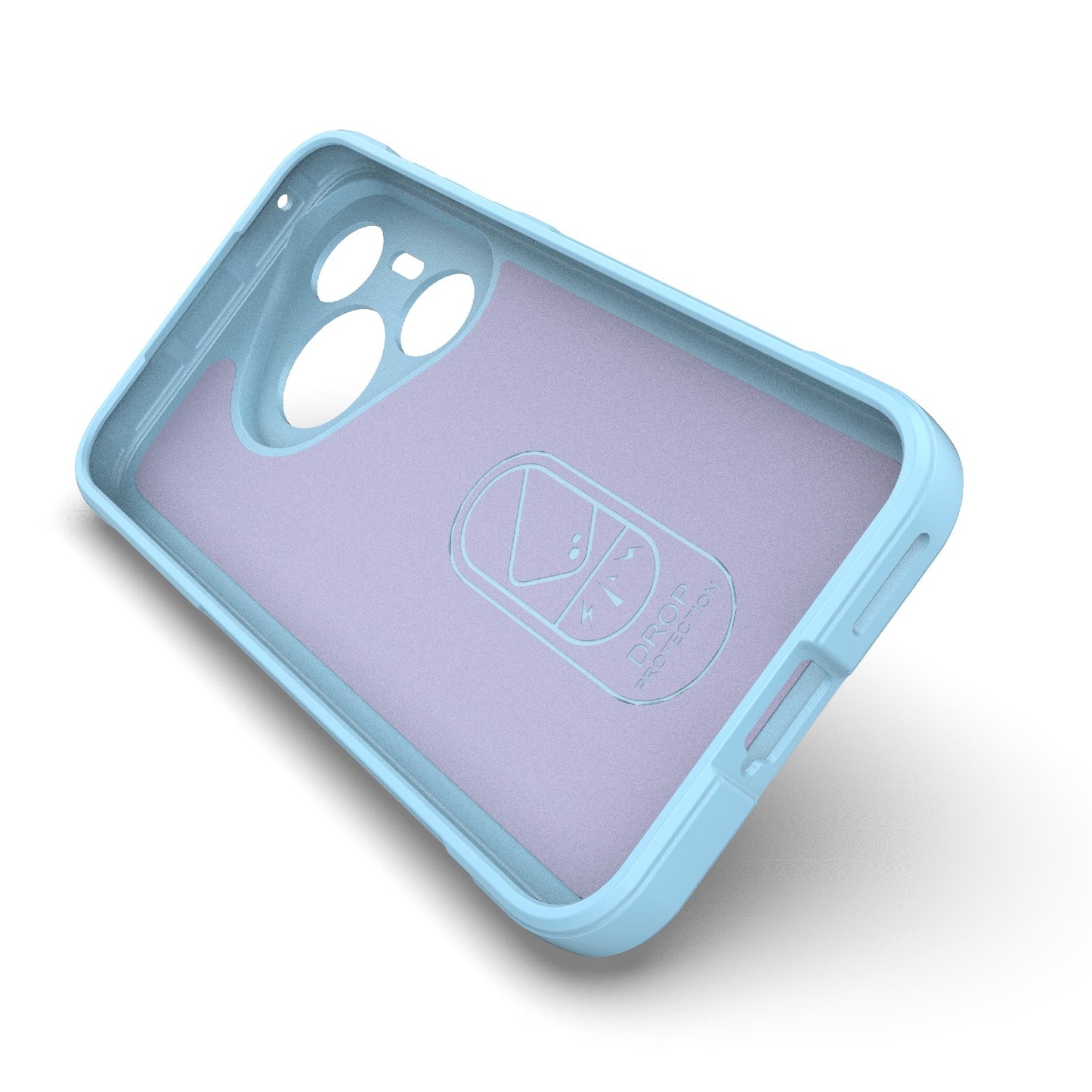Huawei Pura 70 Magic Shield TPU + Flannel Phone Case: Durable, Non-toxic, Easy Access, Stylish Design