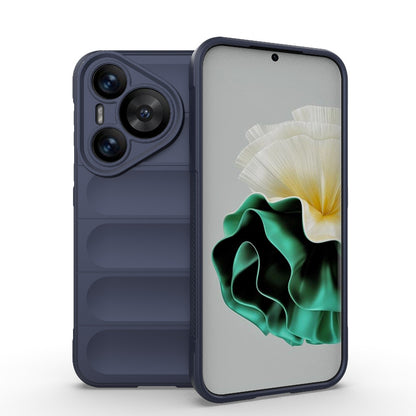 Huawei Pura 70 Magic Shield TPU + Flannel Phone Case: Durable, Non-toxic, Easy Access, Stylish Design