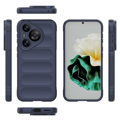 Huawei Pura 70 Magic Shield TPU + Flannel Phone Case: Durable, Non-toxic, Easy Access, Stylish Design