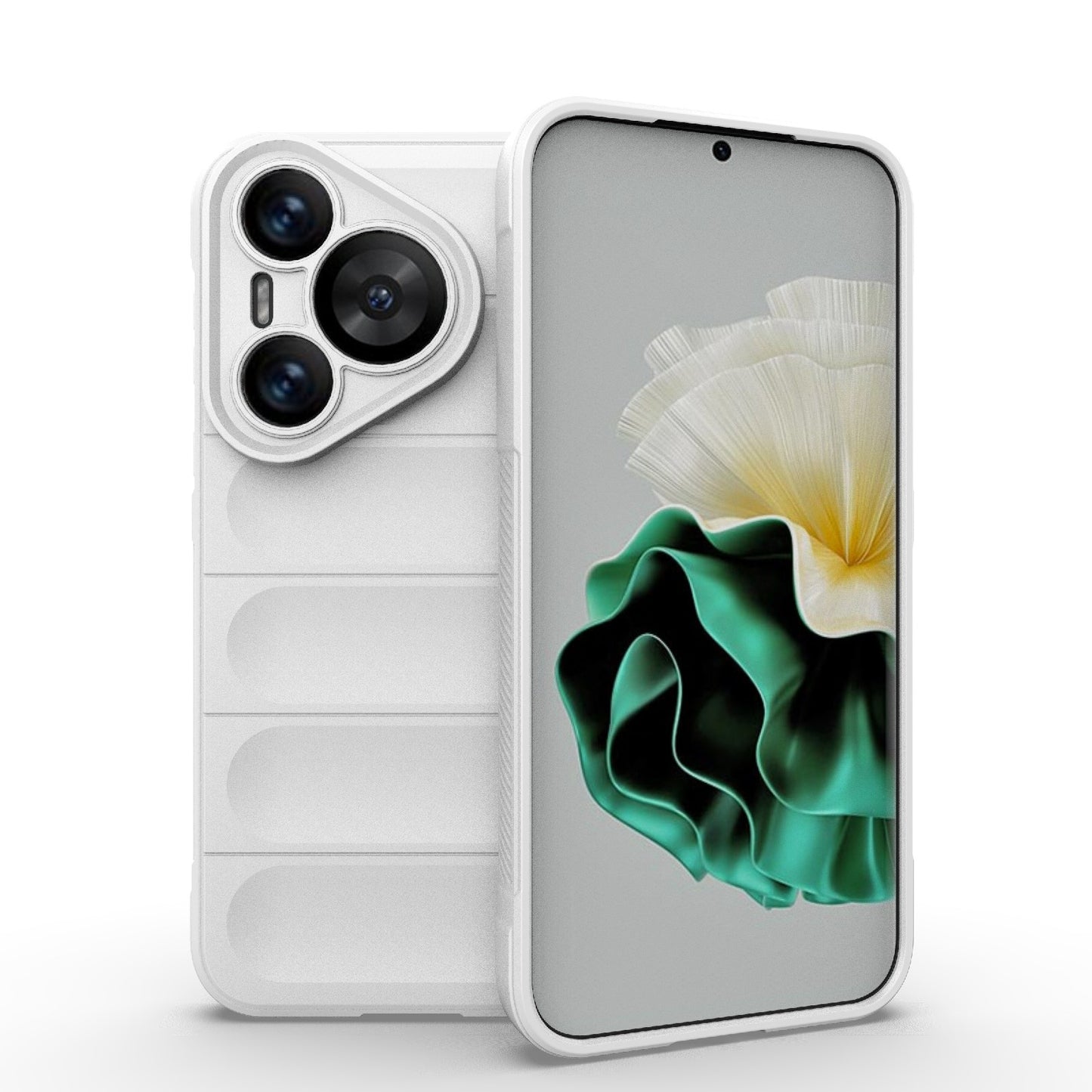 Huawei Pura 70 Magic Shield TPU + Flannel Phone Case: Durable, Non-toxic, Easy Access, Stylish Design