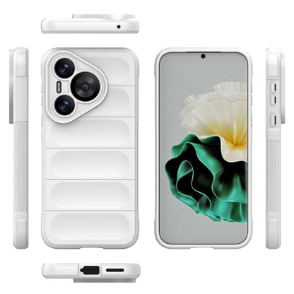 Huawei Pura 70 Magic Shield TPU + Flannel Phone Case: Durable, Non-toxic, Easy Access, Stylish Design