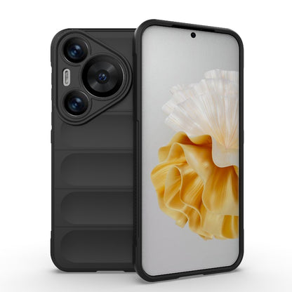 Huawei Pura 70 Pro+ Magic Shield TPU + Flannel Phone Case: Durable, Non-toxic, Easy Access, Stylish Design