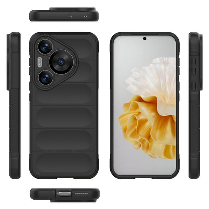 Huawei Pura 70 Pro+ Magic Shield TPU + Flannel Phone Case: Durable, Non-toxic, Easy Access, Stylish Design