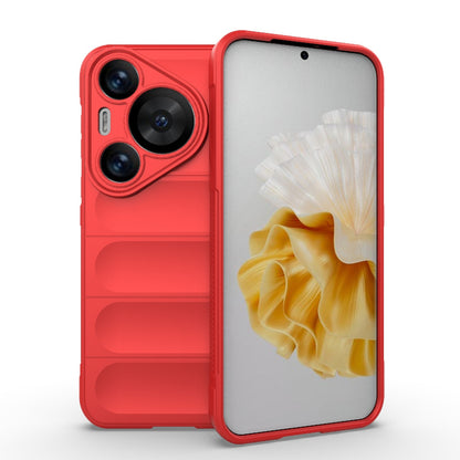 Huawei Pura 70 Pro+ Magic Shield TPU + Flannel Phone Case: Durable, Non-toxic, Easy Access, Stylish Design