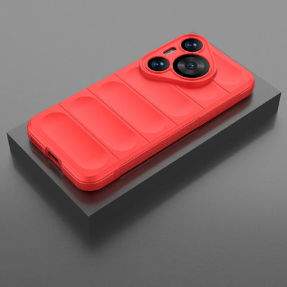 Huawei Pura 70 Pro+ Magic Shield TPU + Flannel Phone Case: Durable, Non-toxic, Easy Access, Stylish Design