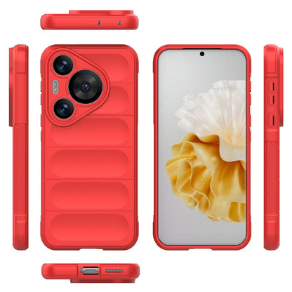 Huawei Pura 70 Pro+ Magic Shield TPU + Flannel Phone Case: Durable, Non-toxic, Easy Access, Stylish Design