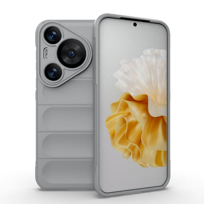 Huawei Pura 70 Pro+ Magic Shield TPU + Flannel Phone Case: Durable, Non-toxic, Easy Access, Stylish Design